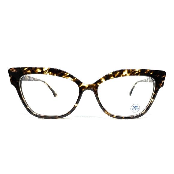 NW 77TH USA WING CHAIR TORTOISE PURPLE AUTHENTIC EYEGLASSES FRAMES 54-17-140 - Picture 1 of 6